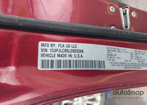 2020 Jeep Cherokee Latitude Fwd from USA, damaged, VIN 1C4PJLCB5LD653348